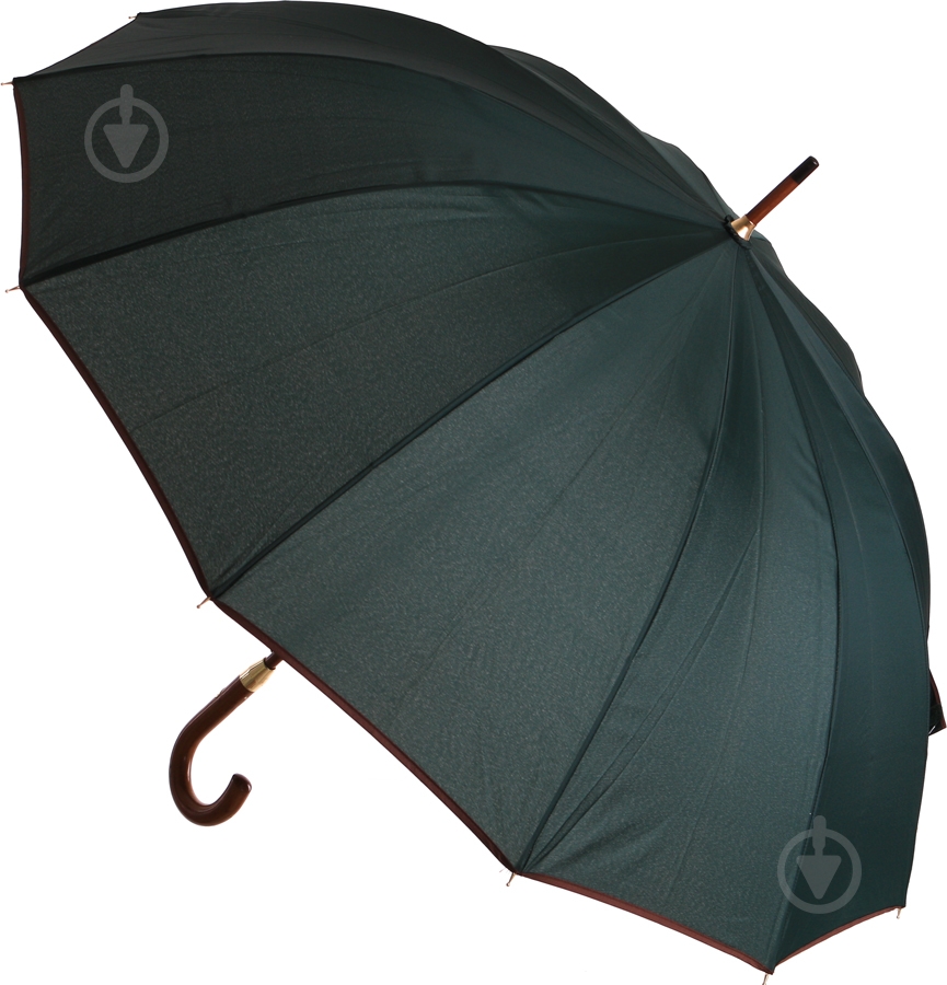 Зонт Susino трость 12 спиц зеленый - фото 1