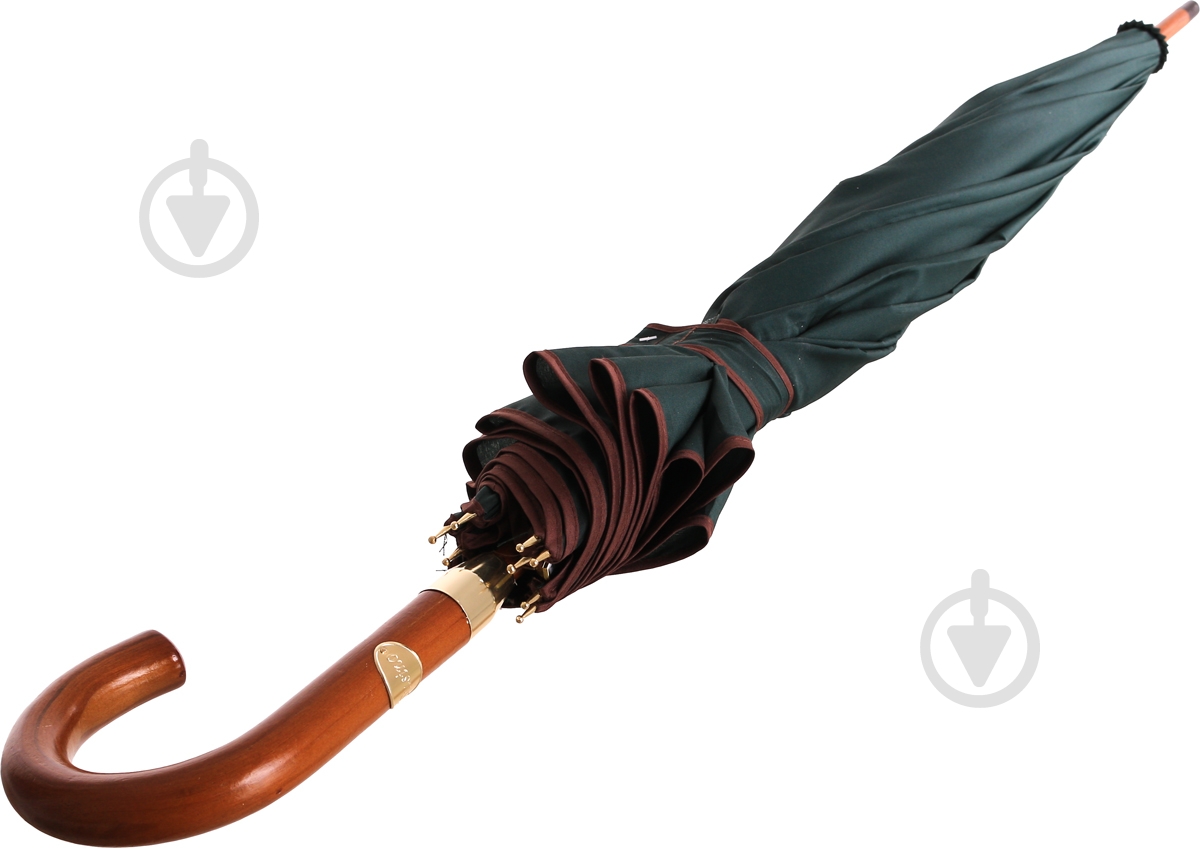 Зонт Susino трость 12 спиц зеленый - фото 3