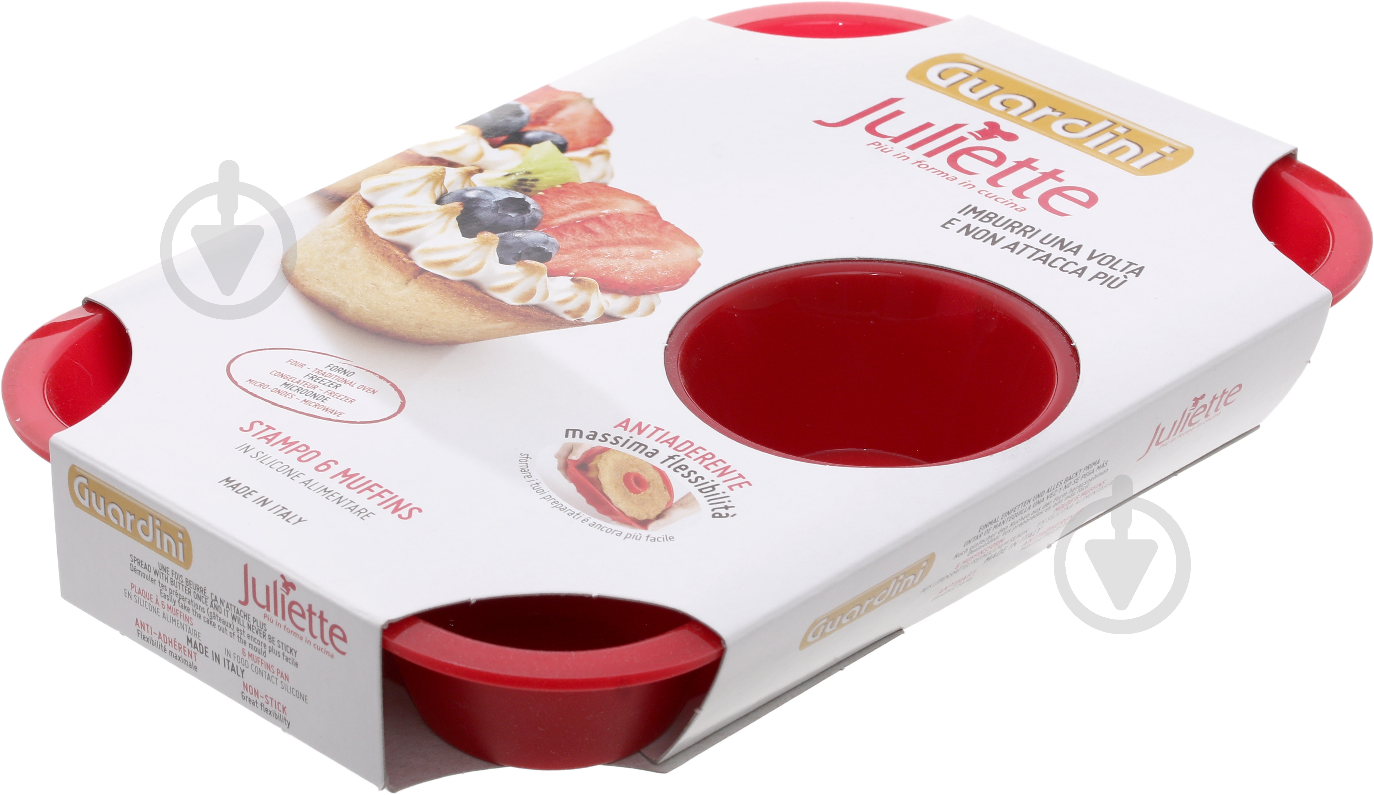 Форма для маффинов Guardini Juliette на 6 шт. 16,5х24 см 69023 - фото 3 Форма для маффинов Guardini Juliette на 6 шт. 16,5х24 см 69023 - фото 3
