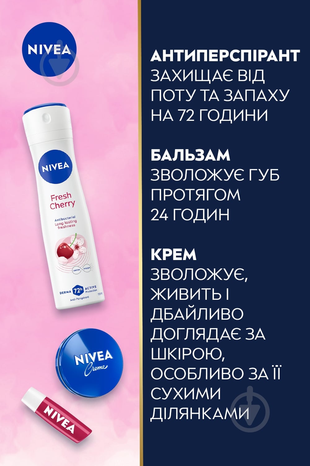 Подарочный набор для женщин NIVEA SWEET - фото 4 Подарочный набор для женщин NIVEA SWEET - фото 4