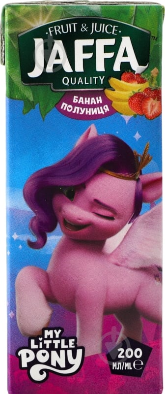 Нектар Jaffa Бананово-полуничний Поні-Трансформери TBA slim 0,2 л - фото 14 Нектар Jaffa Бананово-полуничний Поні-Трансформери TBA slim 0,2 л - фото 14