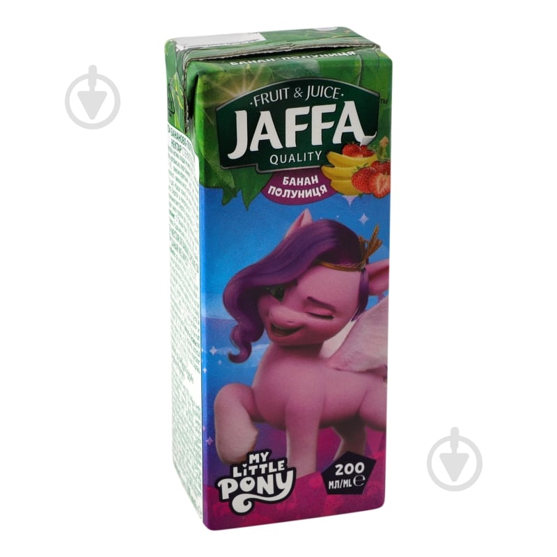 Нектар Jaffa Бананово-полуничний Поні-Трансформери TBA slim 0,2 л - фото 2 Нектар Jaffa Бананово-полуничний Поні-Трансформери TBA slim 0,2 л - фото 2