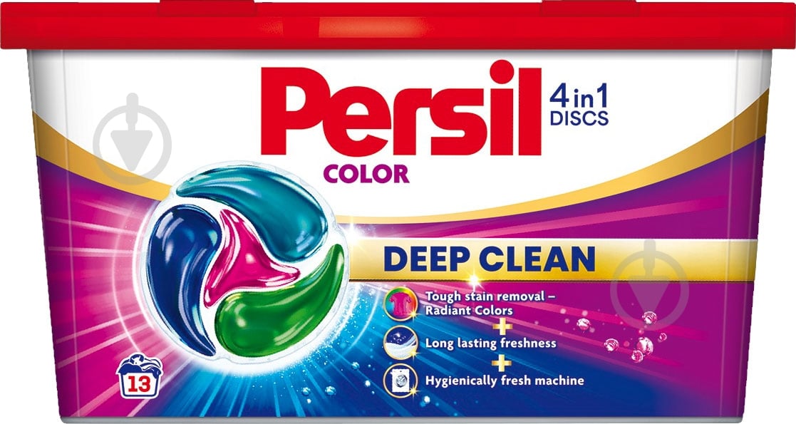 Капсули для машинного прання Persil Диски Колор 13 шт. - фото 1