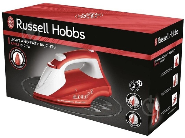 Утюг Russell Hobbs 26481-56 Light & Easy Brights Apple Iron - фото 6