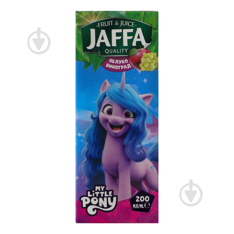 Нектар Jaffa Яблучно-виноградний Поні-Трансформери slim 0,2 л - фото 6 Нектар Jaffa Яблучно-виноградний Поні-Трансформери slim 0,2 л - фото 6