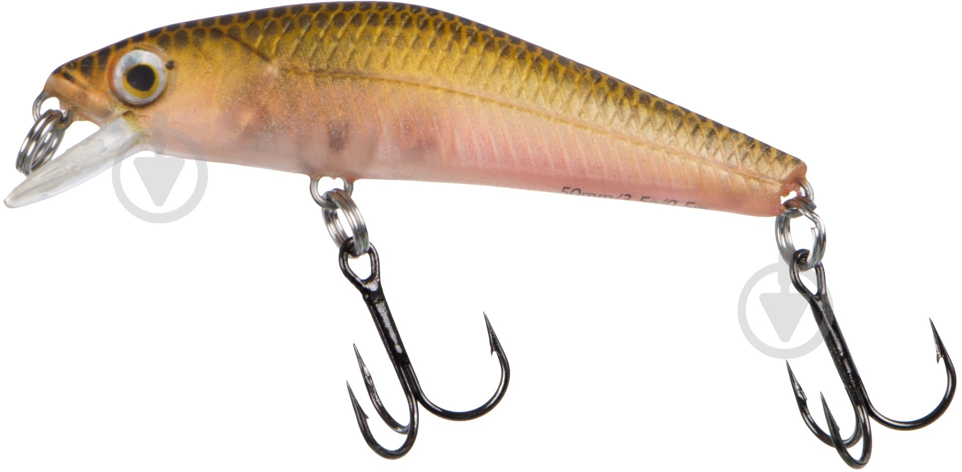 Воблер EOS Sinking 10 г 50 мм золотой - фото 1