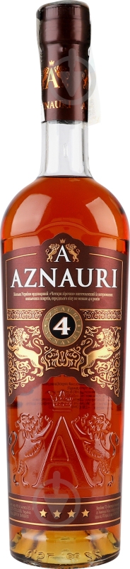 Коньяк AZNAURI Коньяк України 0.5 4 года 0,5 л - фото 2