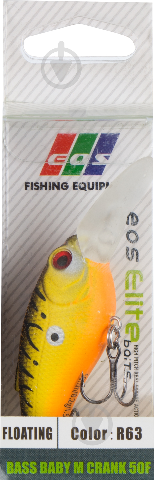 Воблер EOS Floating 10 г 50 мм яркий - фото 2 Воблер EOS Floating 10 г 50 мм яркий - фото 2