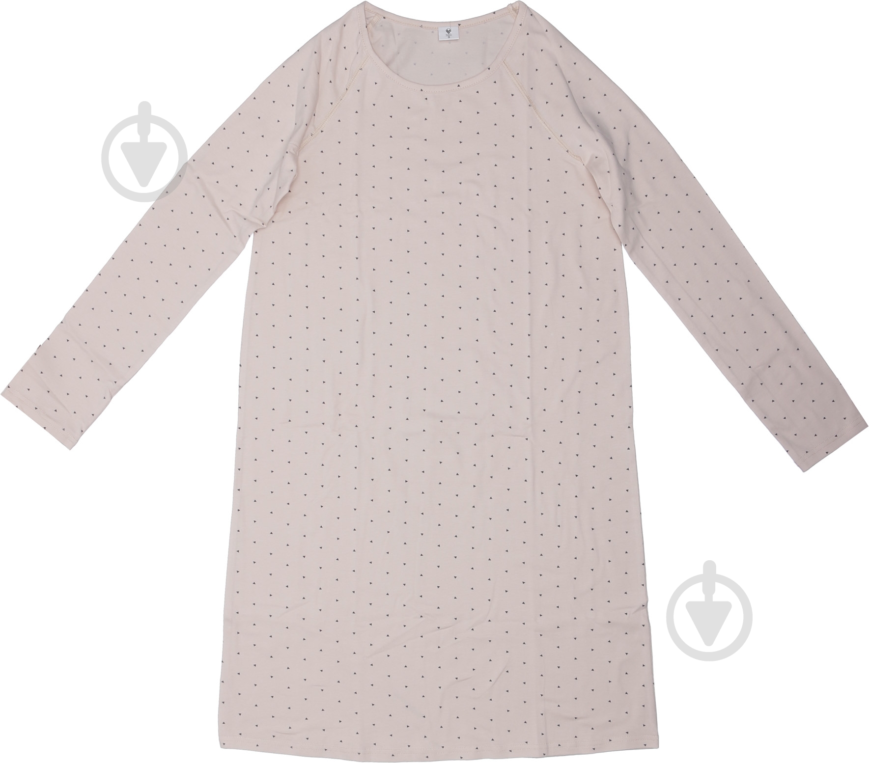 Ночная рубашка Роза р. M пудровый - фото 1