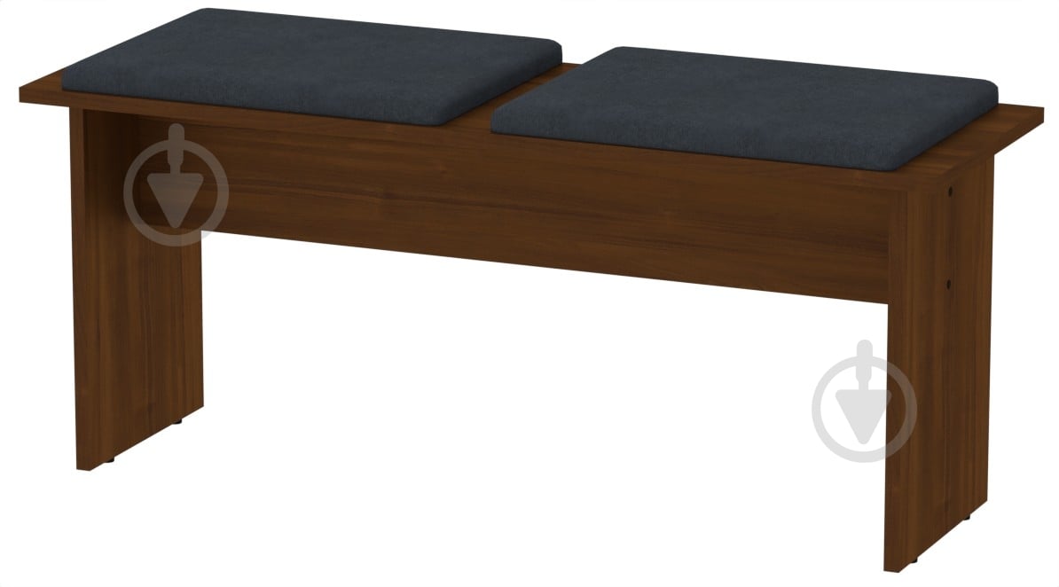 Табурет Компанит Т-8 балатон темно-серый / орех экко - фото 1