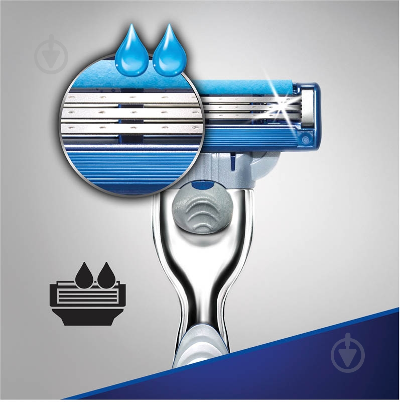 Станок для бритья Gillette Mach 3 Turbo со сменным картриджем 1 шт. - фото 8