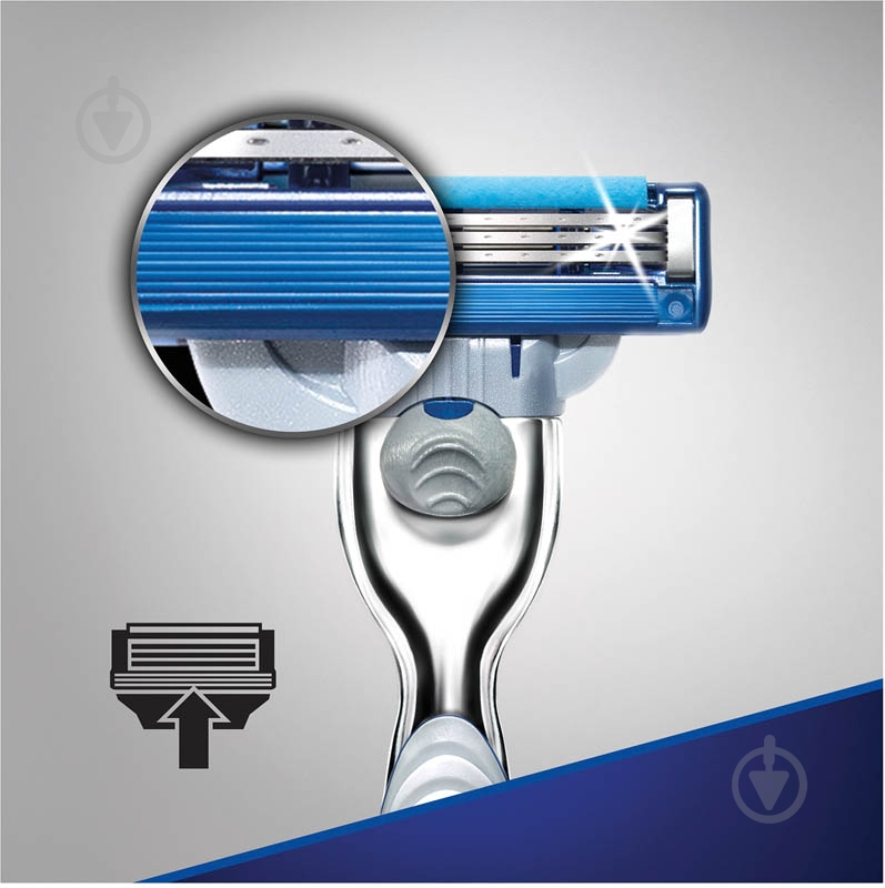 Станок для бритья Gillette Mach 3 Turbo со сменным картриджем 1 шт. - фото 7