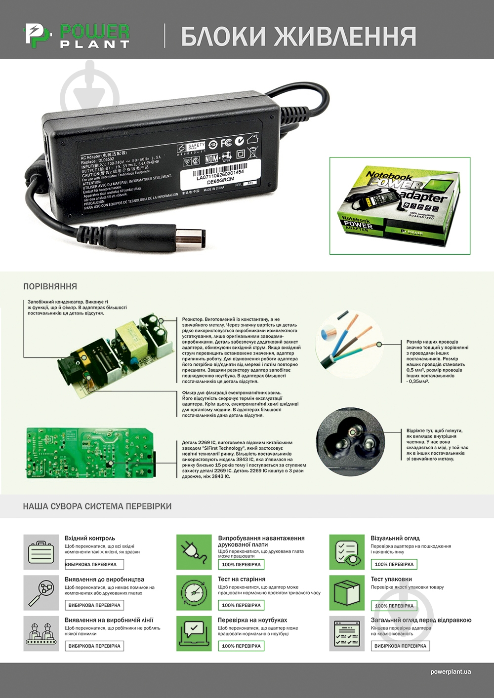 Блок питания PowerPlant Apple 220V 20V 87W 3A (USB-C) - фото 4