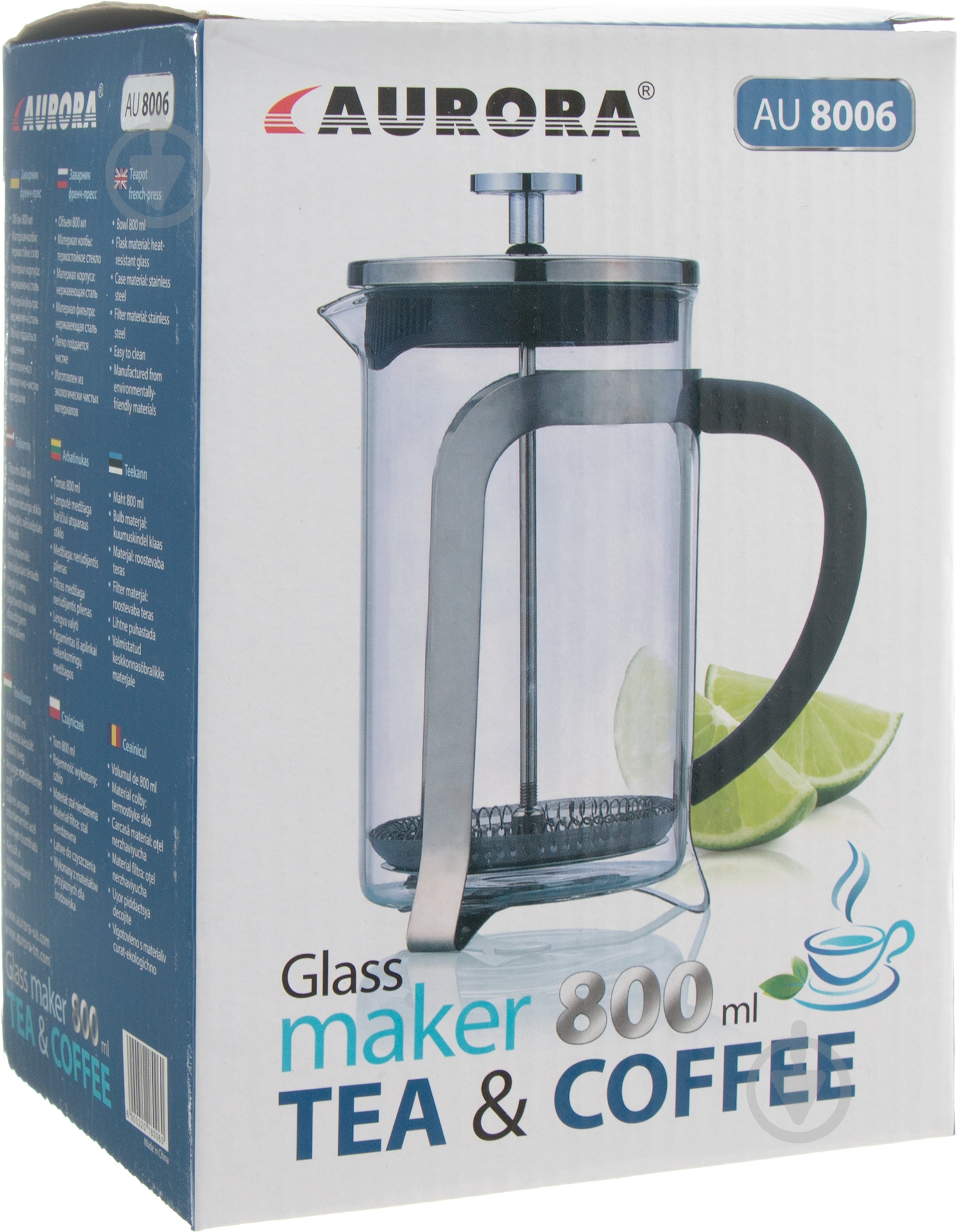 Френч-пресс Aurora 800 мл AU 8006 - фото 4