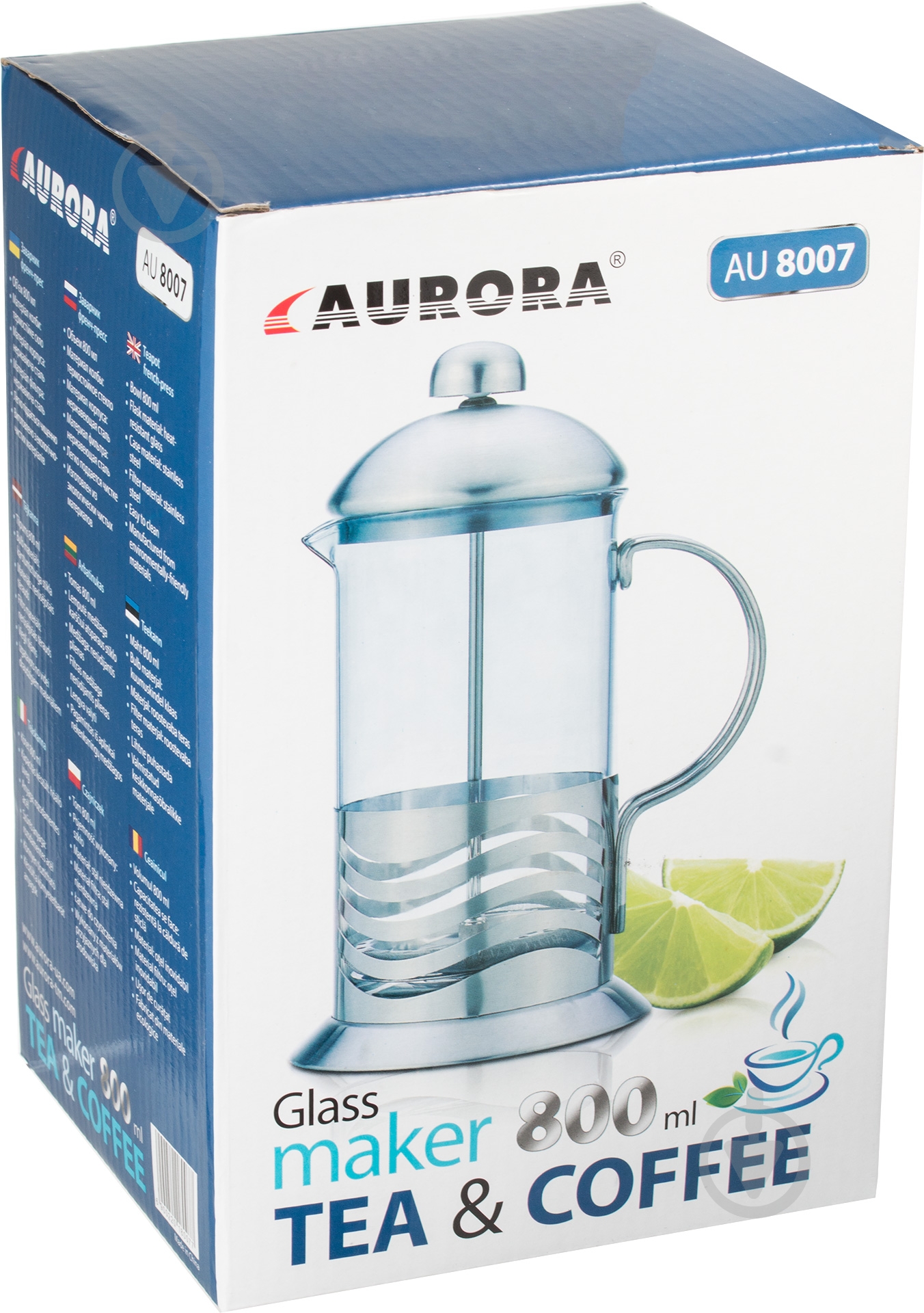 Френч-пресс Aurora 800 мл AU 8007 - фото 5 Френч-пресс Aurora 800 мл AU 8007 - фото 5