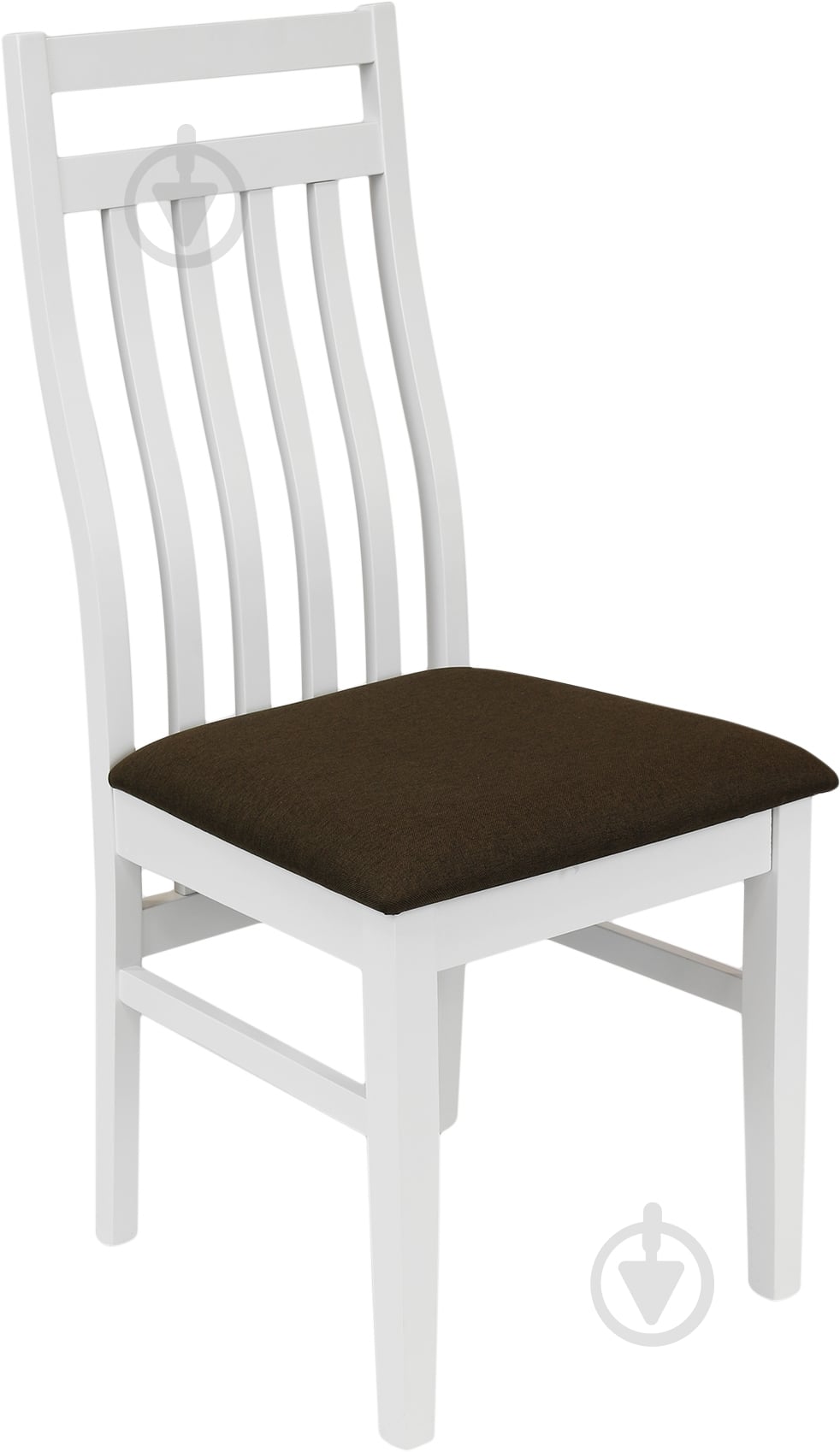Стул обеденный Reflectory белый/коричневый - фото 1