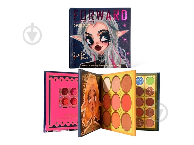 Набор косметики Zhorya 59 оттенков - фото 1