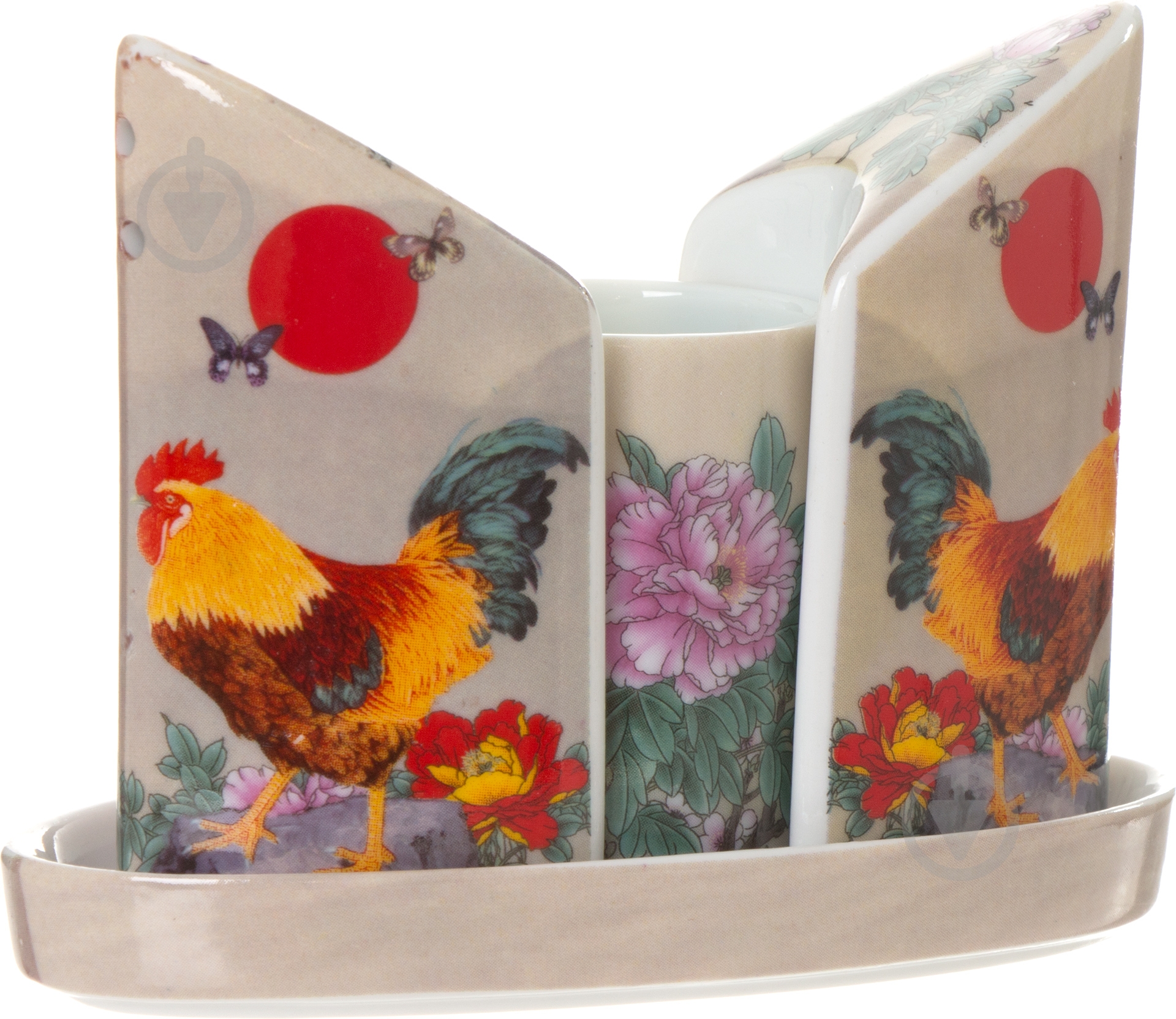 Набор для специй Петух 3 предмета 69-038 - фото 1