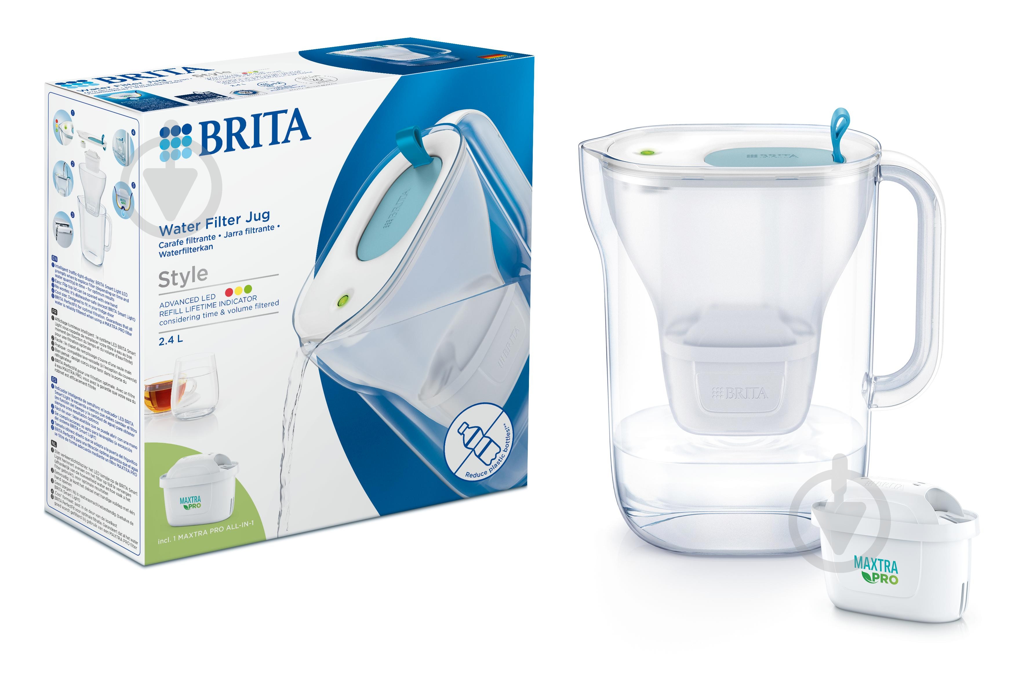 Фільтр-глечик BRITA Style LED синій - фото 1