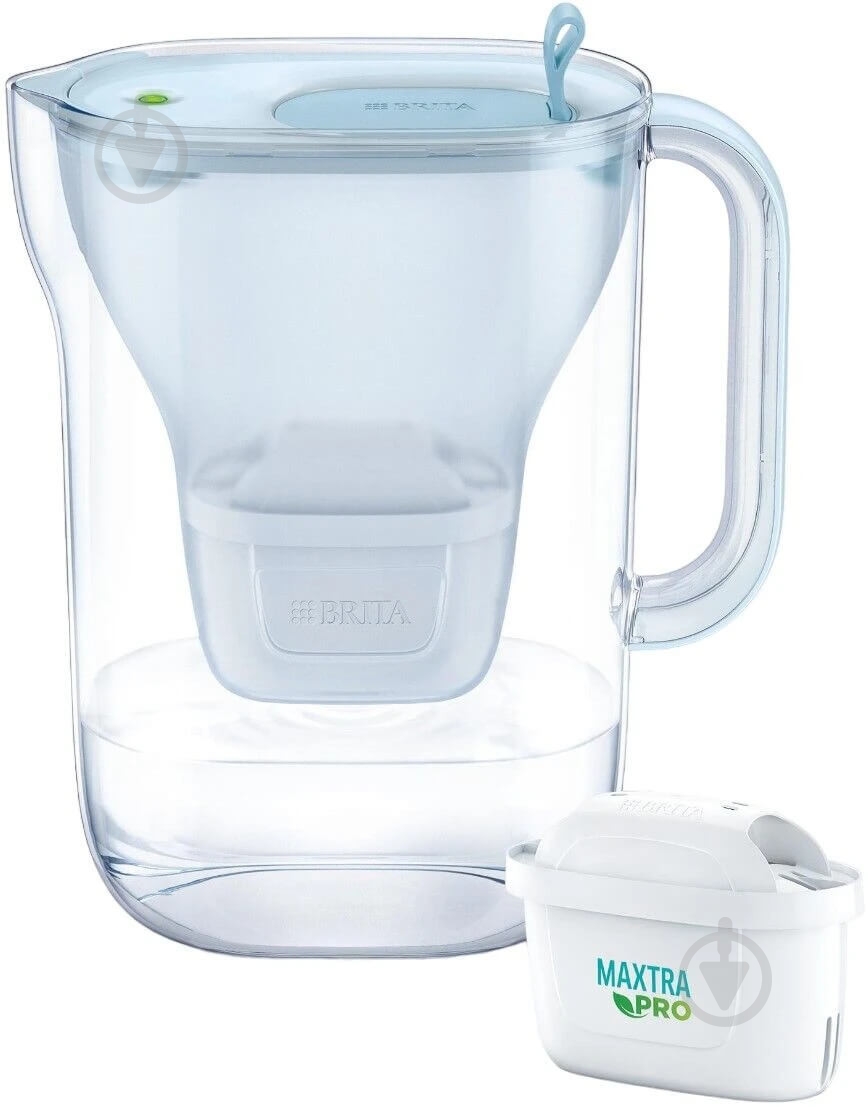 Фильтр-кувшин BRITA Style LED синий - фото 5 Фильтр-кувшин BRITA Style LED синий - фото 5