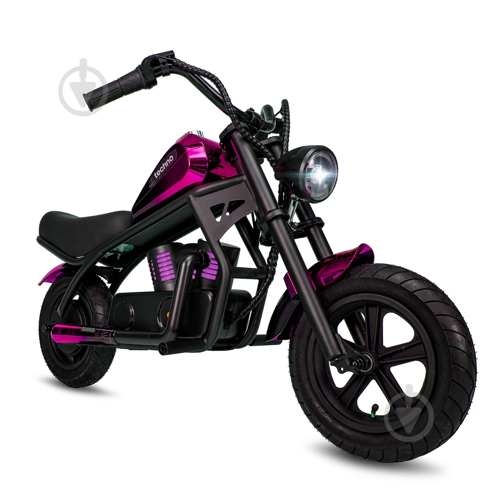 Електромотоцикл Techno ES-60 Pink-Black - фото 1