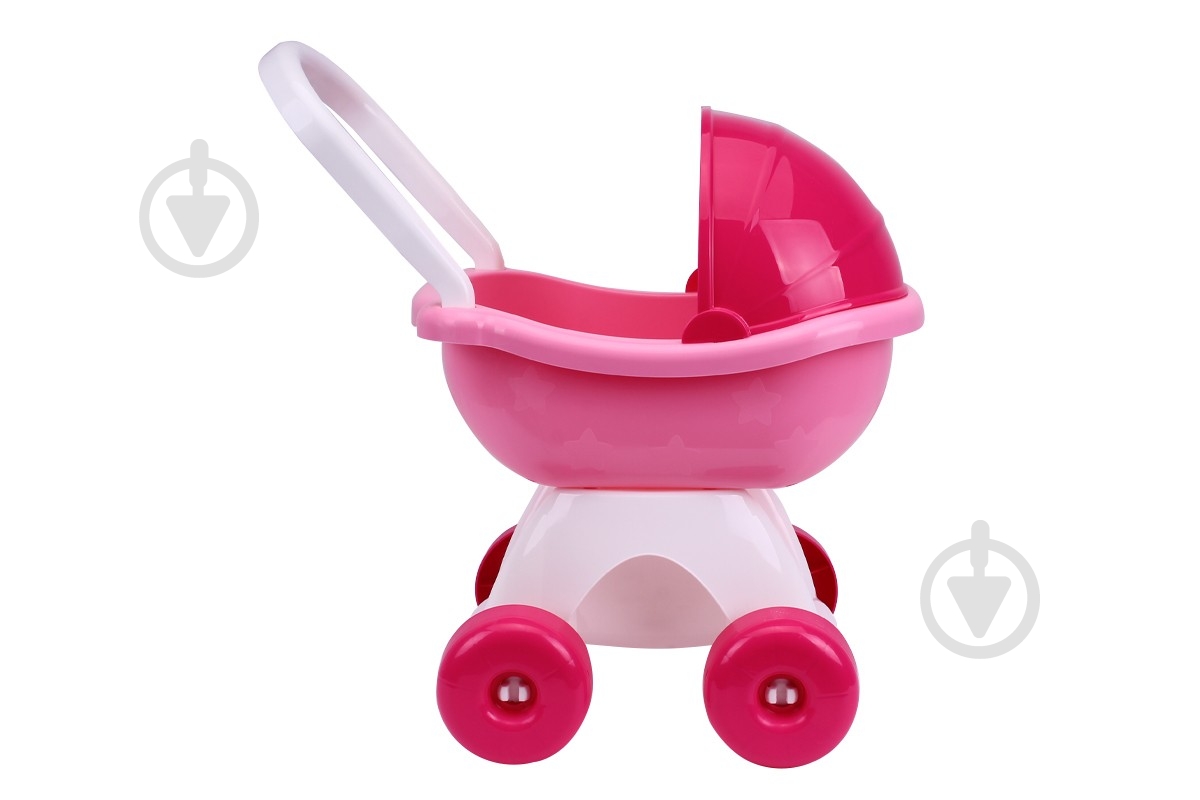 Коляска ТехноК розовая 8256 - фото 2