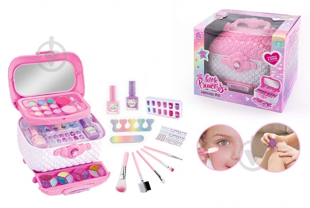 Косметический набор Zhorya 2 в 1 в сундучке 2622A - фото 1 Косметический набор Zhorya 2 в 1 в сундучке 2622A - фото 1