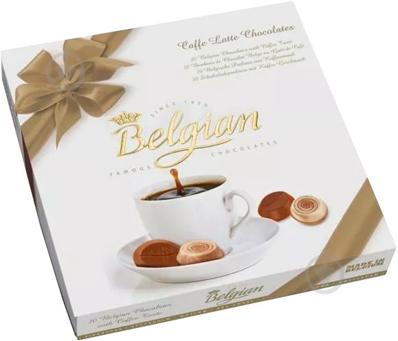 Шоколадные конфеты BELGIAN Кофе латте 200 г - фото 1 Шоколадные конфеты BELGIAN Кофе латте 200 г - фото 1