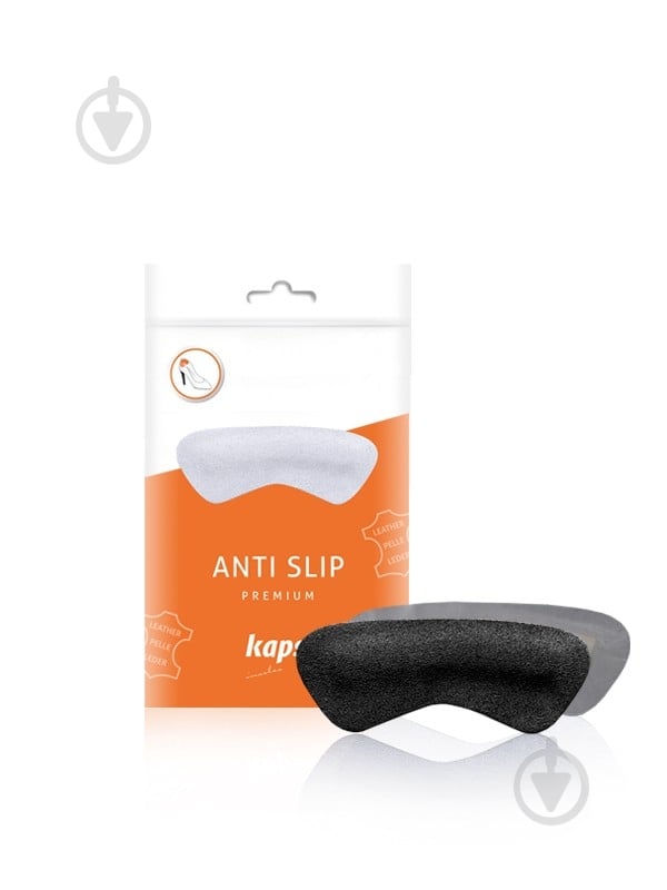 Вставка для пяток Anti Slip (чорные) Kaps черный - фото 1