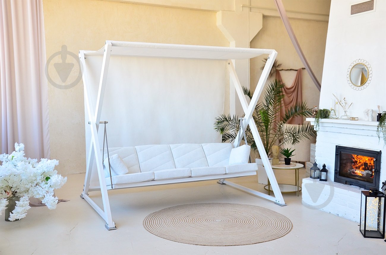 Гойдалка Vitan Білий Лотос 2220х2600х1860 мм - фото 1 Гойдалка Vitan Білий Лотос 2220х2600х1860 мм - фото 1