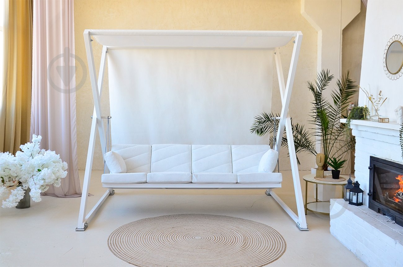 Гойдалка Vitan Білий Лотос 2220х2600х1860 мм - фото 2 Гойдалка Vitan Білий Лотос 2220х2600х1860 мм - фото 2