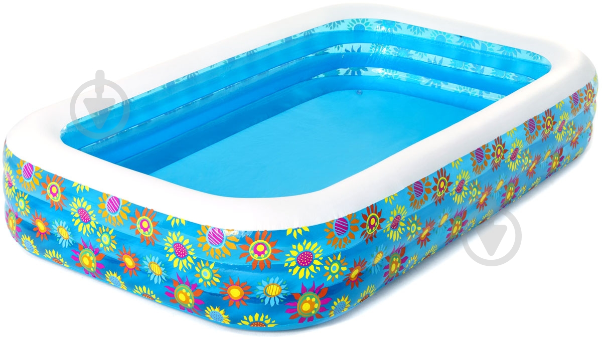 Бассейн надувной Bestway Флора 305х183х56 см (54121) - фото 1 Бассейн надувной Bestway Флора 305х183х56 см (54121) - фото 1