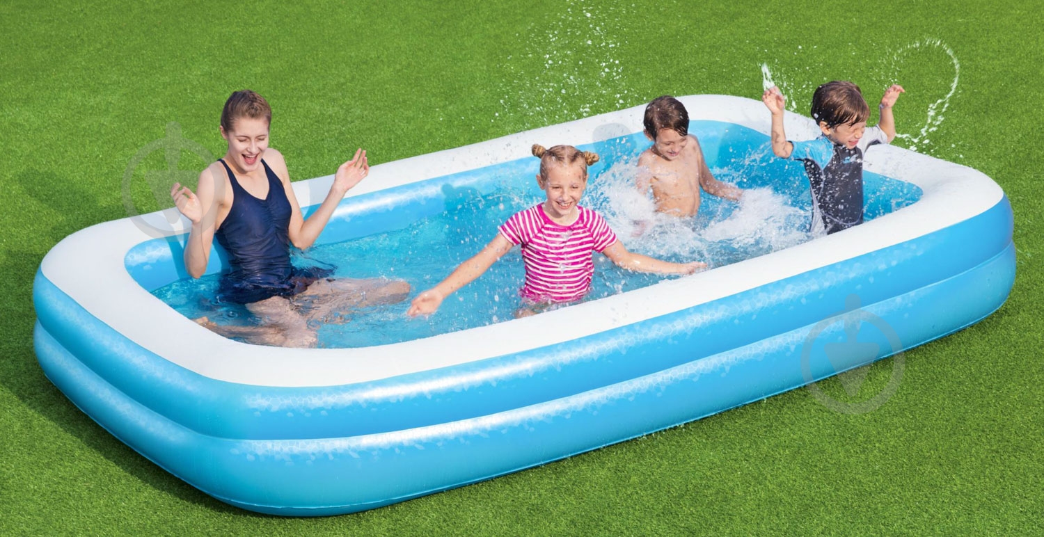 Бассейн надувной Bestway Семейный 305x183x46 см - фото 6