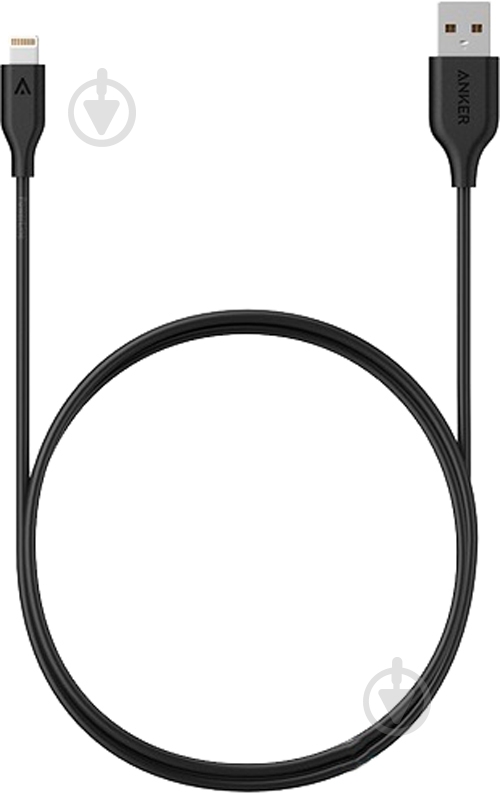 Кабель Anker Lightning – USB 0,9 м черный Powerline Lightning V3 - фото 2 Кабель Anker Lightning – USB 0,9 м черный Powerline Lightning V3 - фото 2