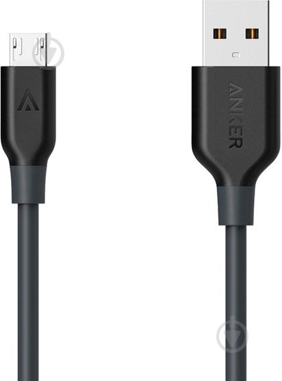 Кабель Anker USB – microUSB 0,9 м space gray Powerline V3 - фото 1 Кабель Anker USB – microUSB 0,9 м space gray Powerline V3 - фото 1