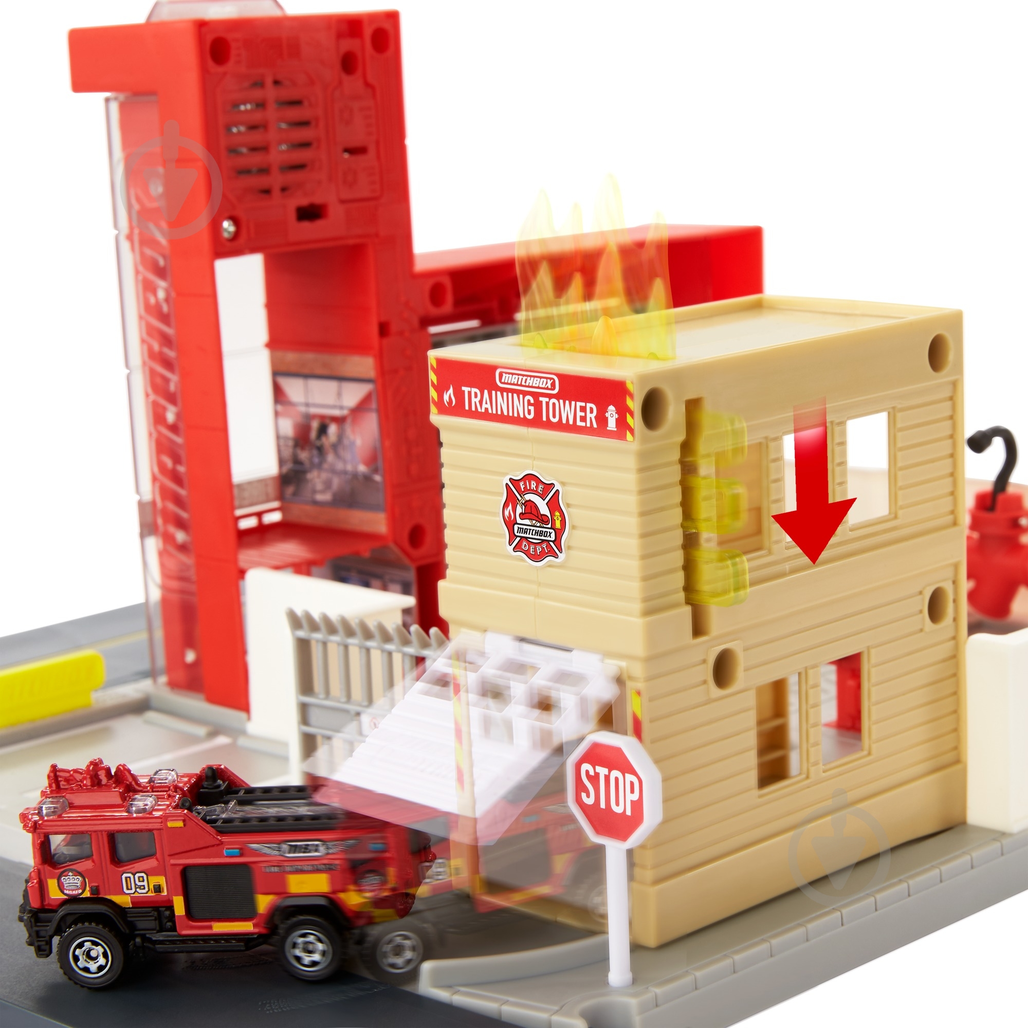 Игровой набор Matchbox Пожарная часть HBD76 - фото 4