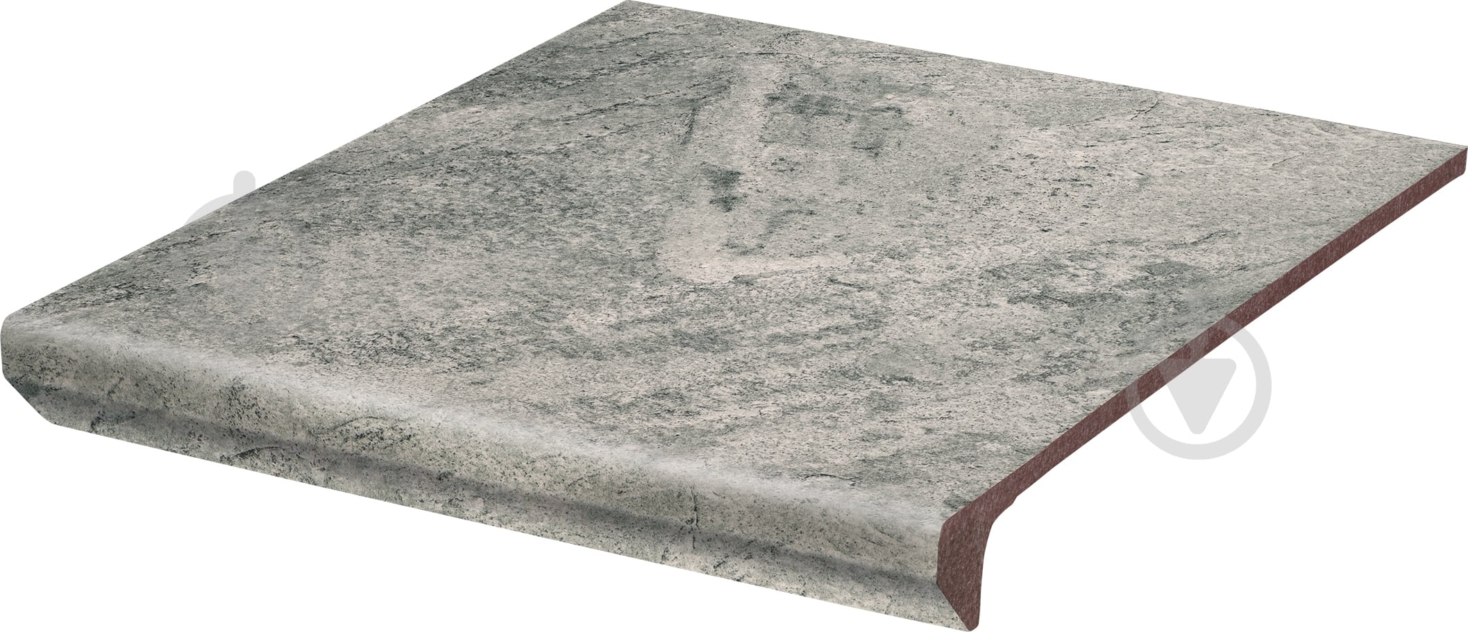 Клинкерная плитка Ceramika Paradyz Mattone pietra grafit kapinos stopnica prosta G1 30x33 см - фото 2