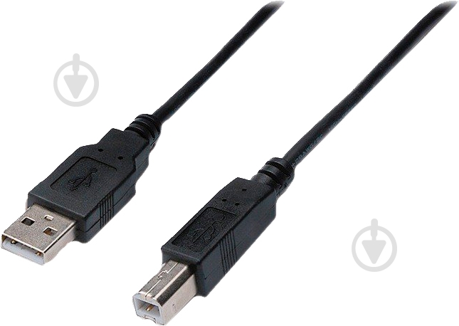 Кабель Digitus 3 м черный USB 2.0 (AM/BM) - фото 1