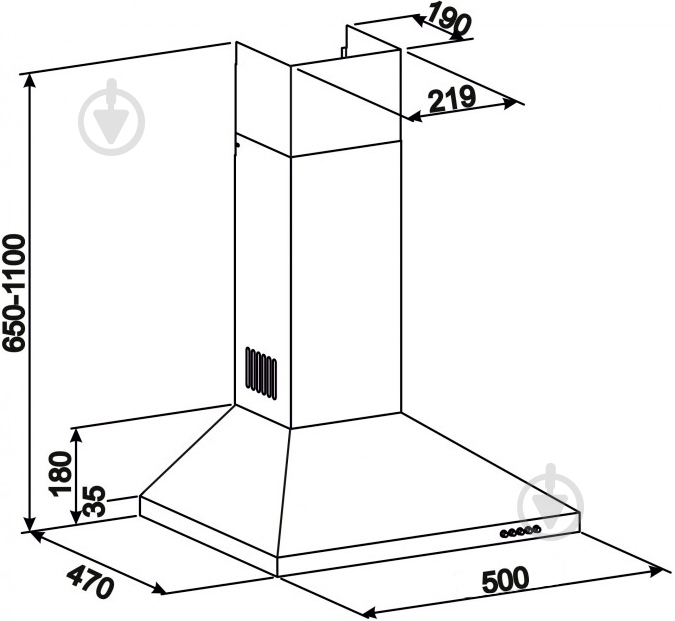 Вытяжка Eleyus Kent 700 50 BR - фото 12