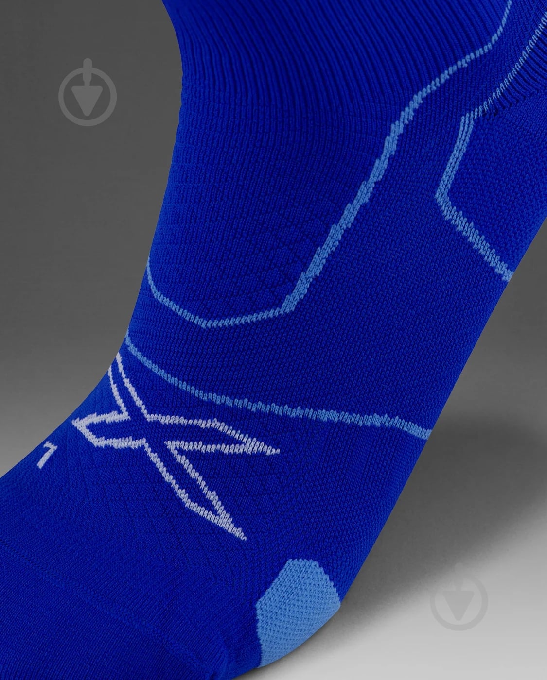 Носки 2XU Vectr Cushion Crew Socks UA5053e_SUF/WHT синий - фото 3 Носки 2XU Vectr Cushion Crew Socks UA5053e_SUF/WHT синий - фото 3