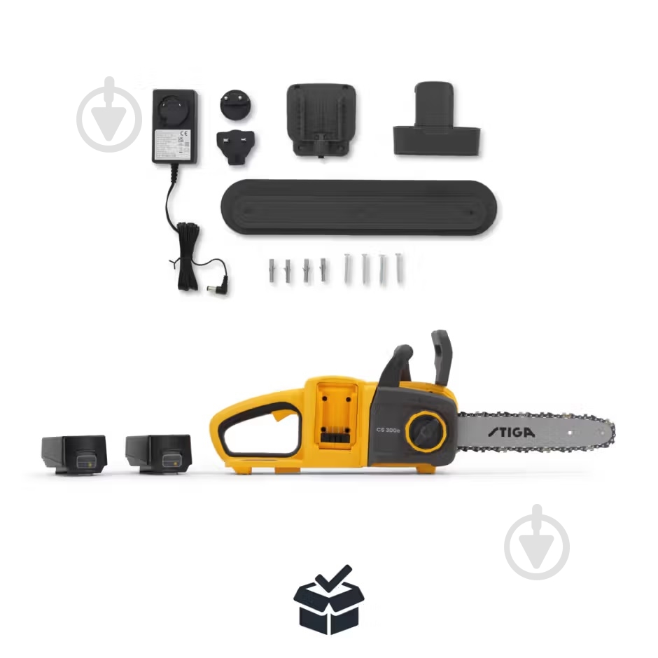 Пила цепная аккумуляторная Stiga CS300eKit - фото 9 Пила цепная аккумуляторная Stiga CS300eKit - фото 9