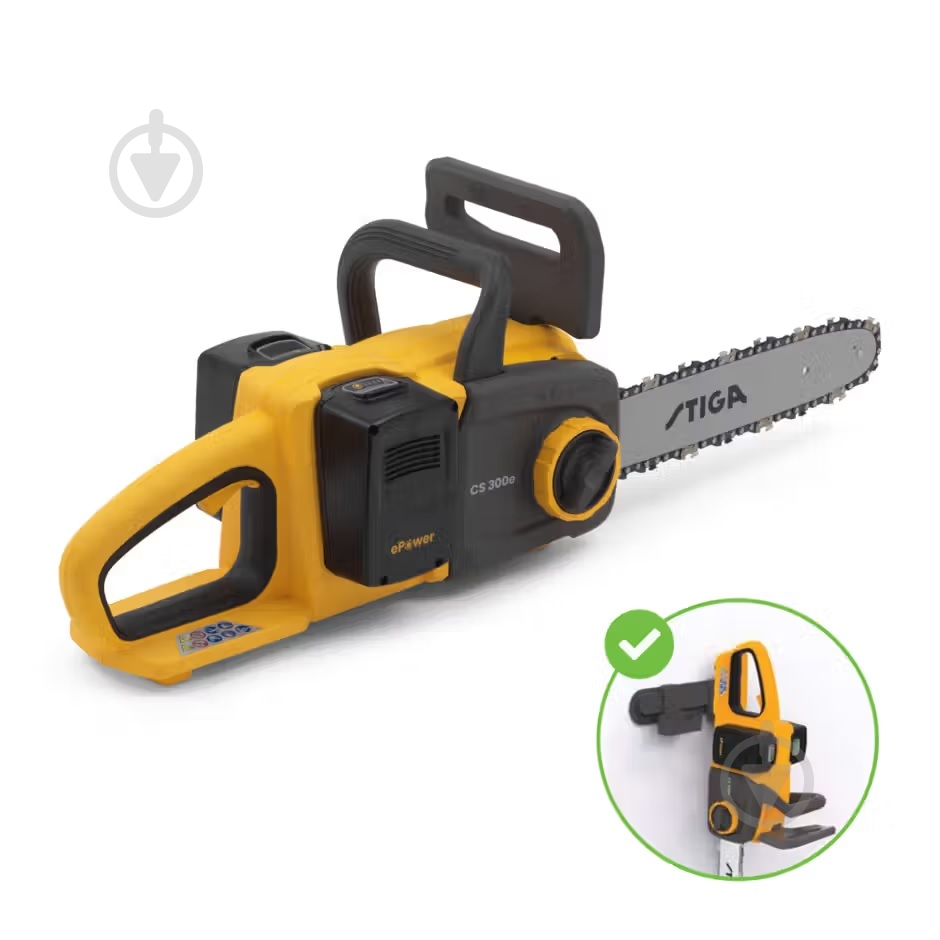 Пила цепная аккумуляторная Stiga CS300eKit - фото 7 Пила цепная аккумуляторная Stiga CS300eKit - фото 7