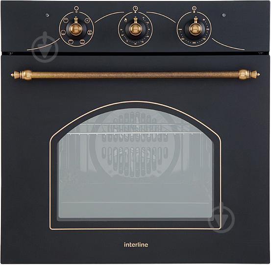 Духовой шкаф Interline HR 605 BK - фото 1 Духовой шкаф Interline HR 605 BK - фото 1