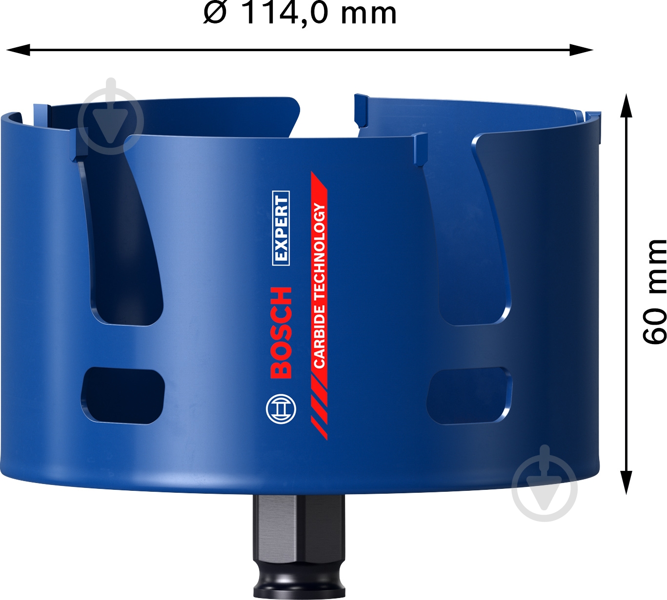 Коронка Bosch Construction Material 114 мм 2608900483 - фото 2 Коронка Bosch Construction Material 114 мм 2608900483 - фото 2