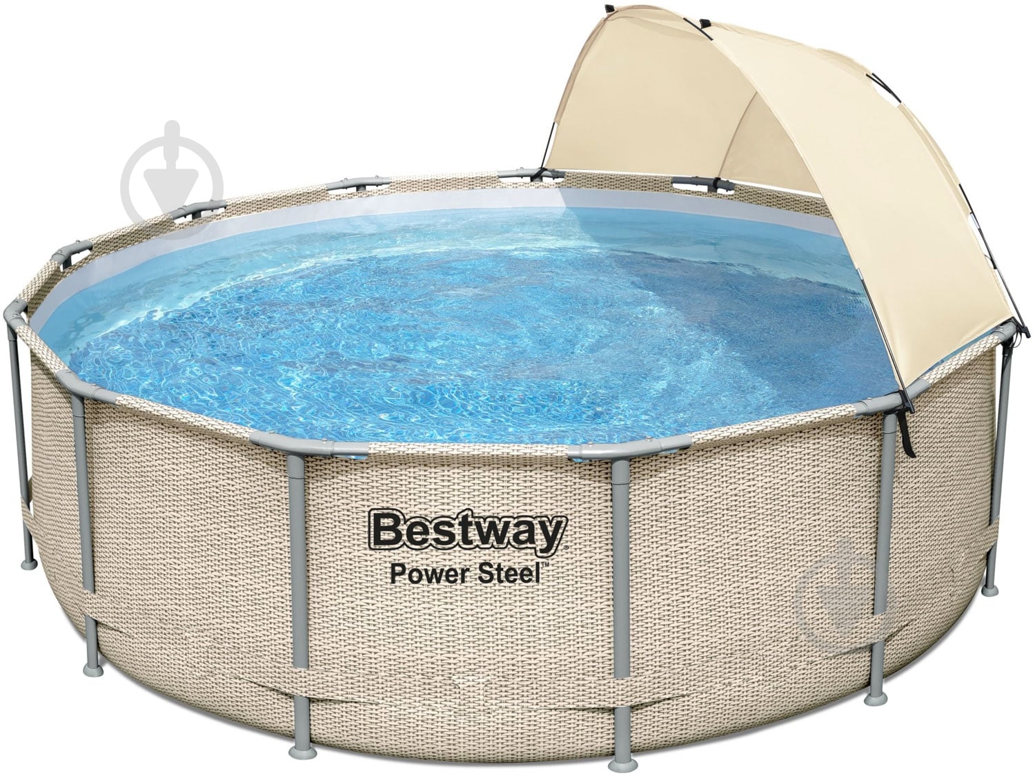 Бассейн каркасный Bestway 5614V 396x107 см 11133 л - фото 1