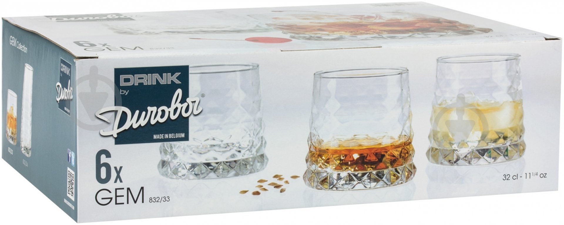 Набор стаканов Durobor Gem 320 мл 6 шт. - фото 2 Набор стаканов Durobor Gem 320 мл 6 шт. - фото 2