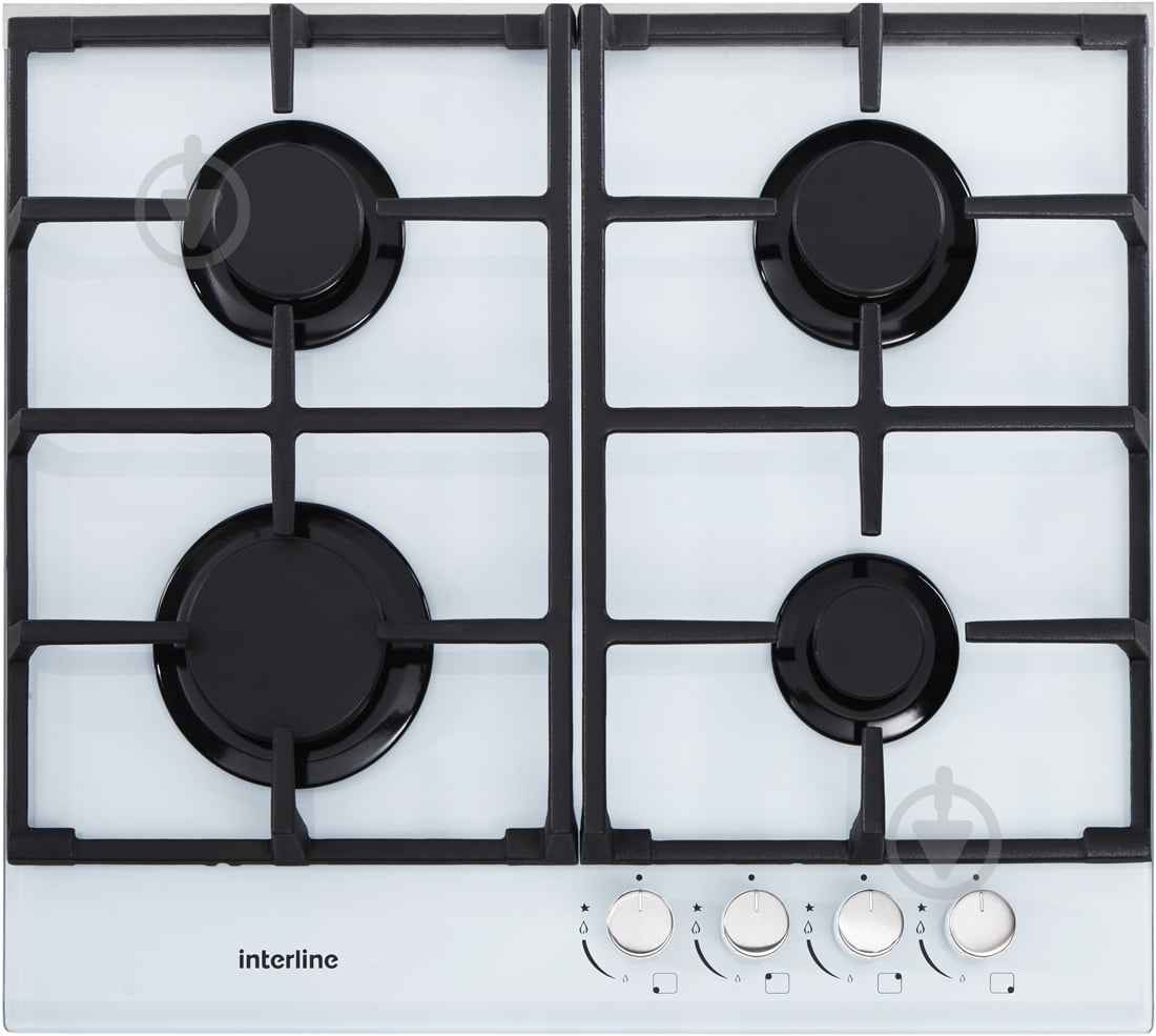 Варочная поверхность газовая Interline TQ 6420 WH/H2 - фото 1