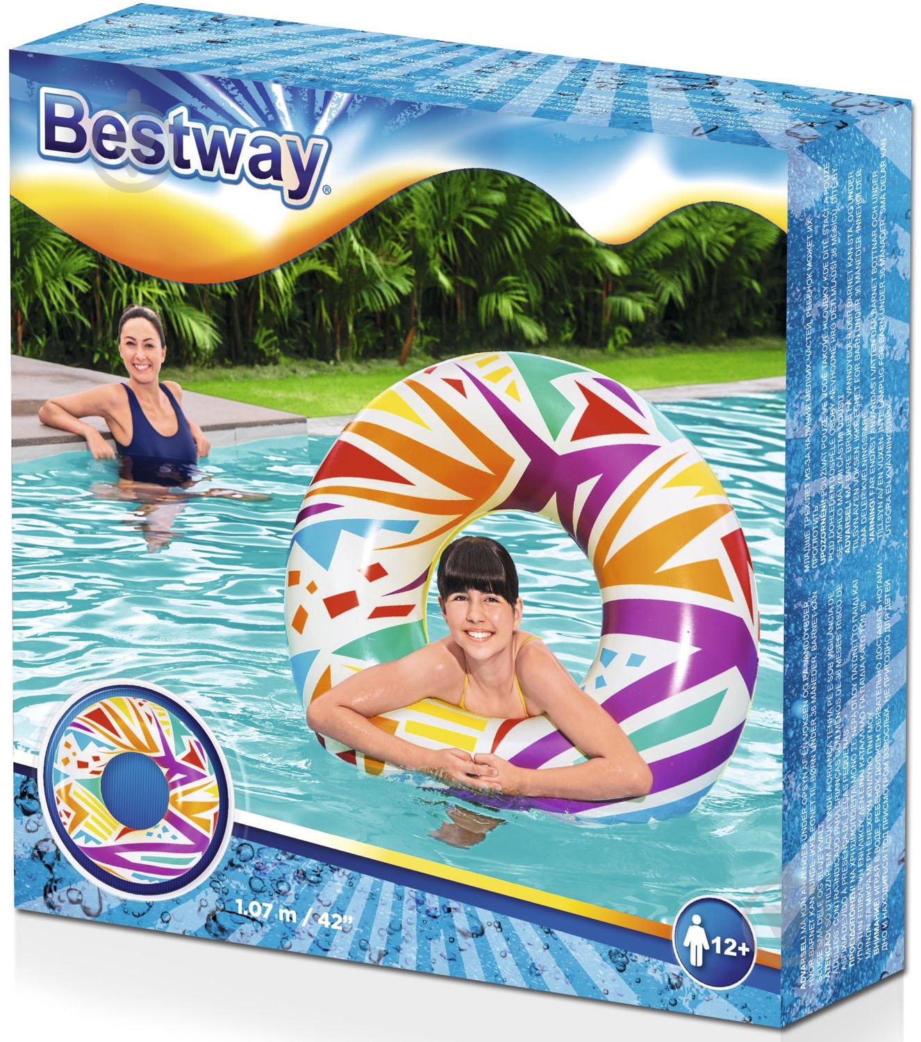 Круг надувной Bestway ø107 Геометрия (36228) - фото 9