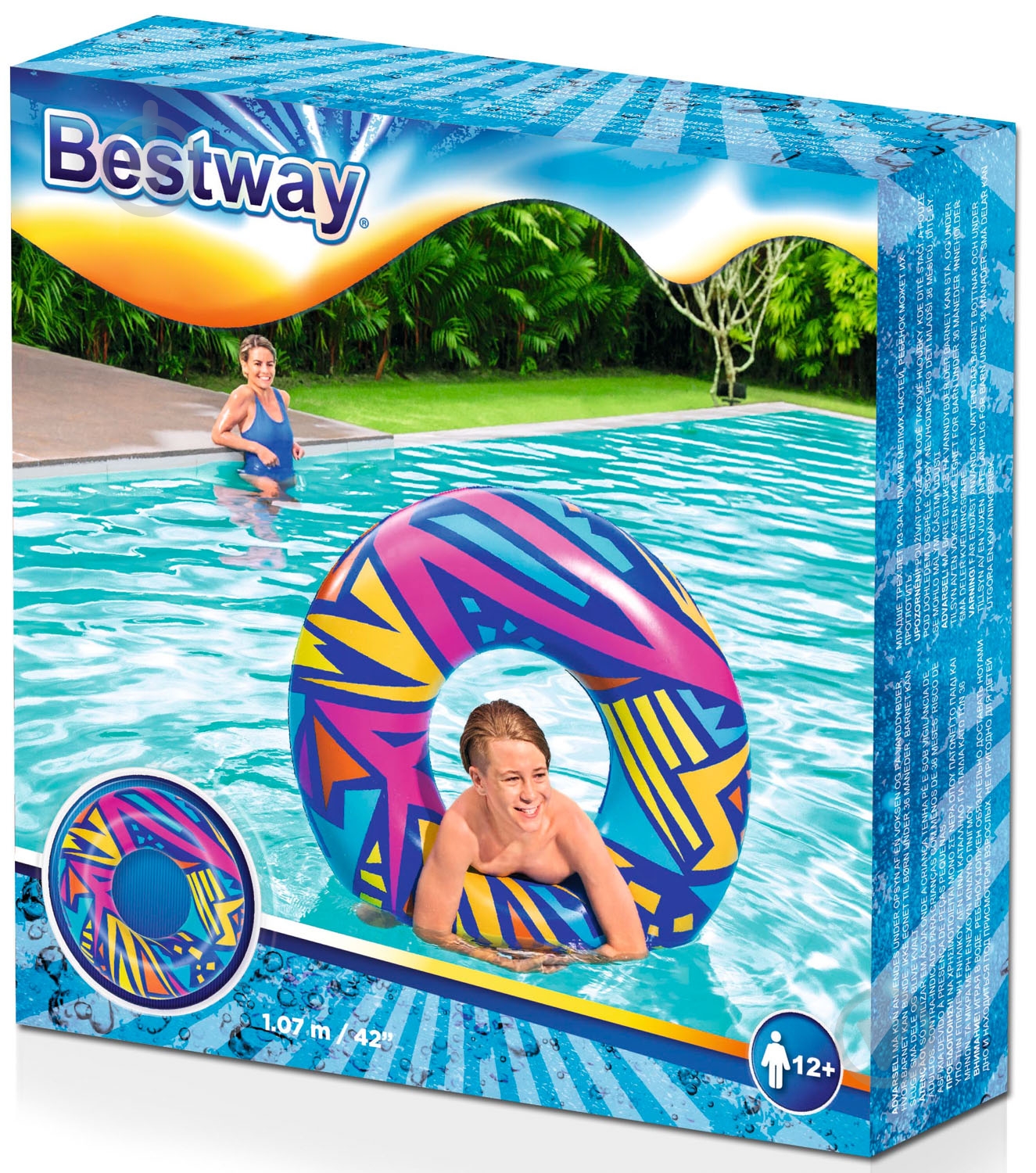 Круг надувной Bestway ø107 Геометрия (36228) - фото 10