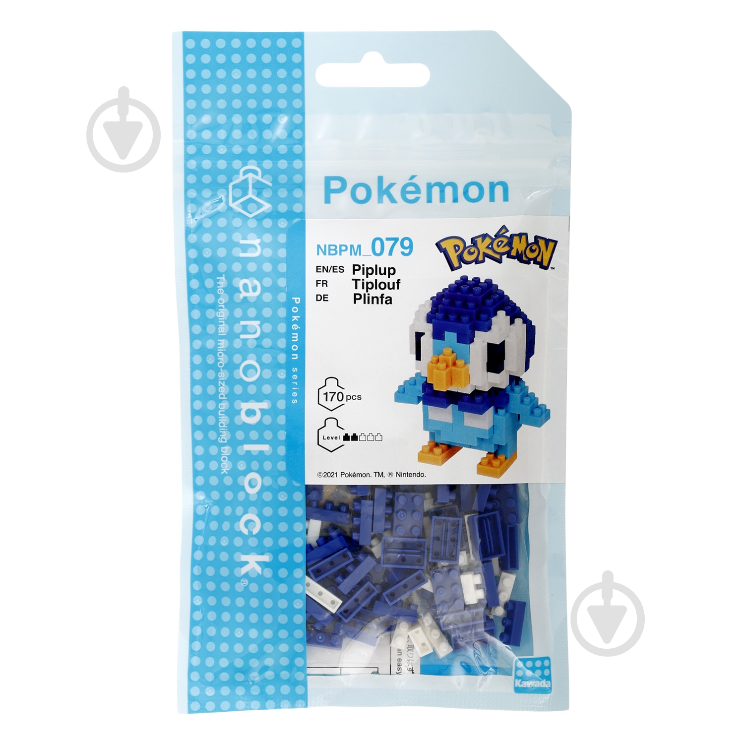 Конструктор із міні-цеглинок Nаnoblock Піплап 124144 - фото 3 Конструктор із міні-цеглинок Nаnoblock Піплап 124144 - фото 3